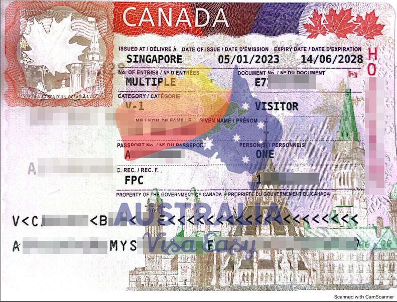 AUSVJ client testimonial screenshot — Canada Visa · 09 Oct 2024